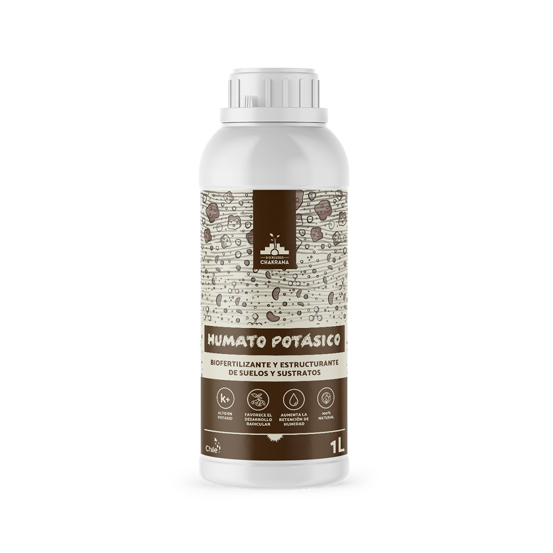 Humato Potasico 1lt Bioinsumos Chakrana